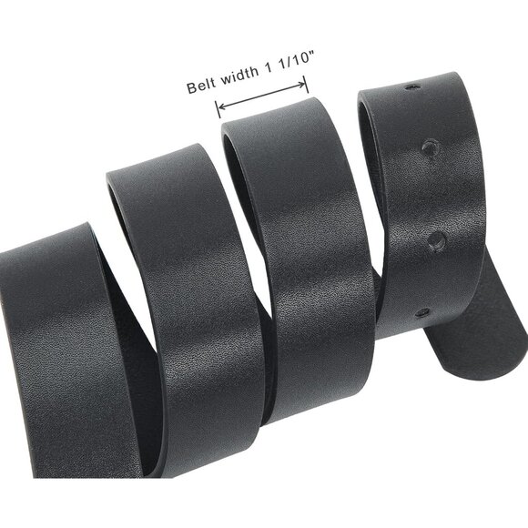 Women Belt for Jeans Dress Cinch Waist Belt for Ladies Faux Leather Belt with Go - Picture 5 of 6